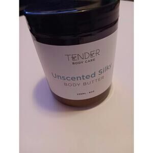 Tender Body Butter, Unscented Silky, Thick Creamy Butter, 8 Oz